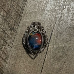 Wire Wrapped Festival Pendant
